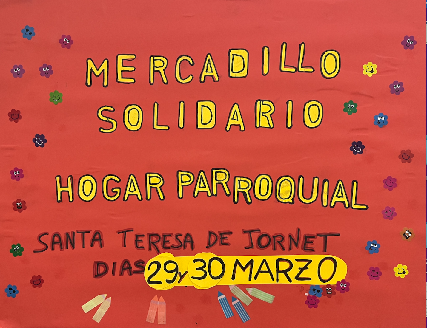 Lee más sobre el artículo ESTE FIN DE SEMANA COLABORA EN EL MERCADILLO SOLIDARIO DEL HOGAR DEL MAYOR